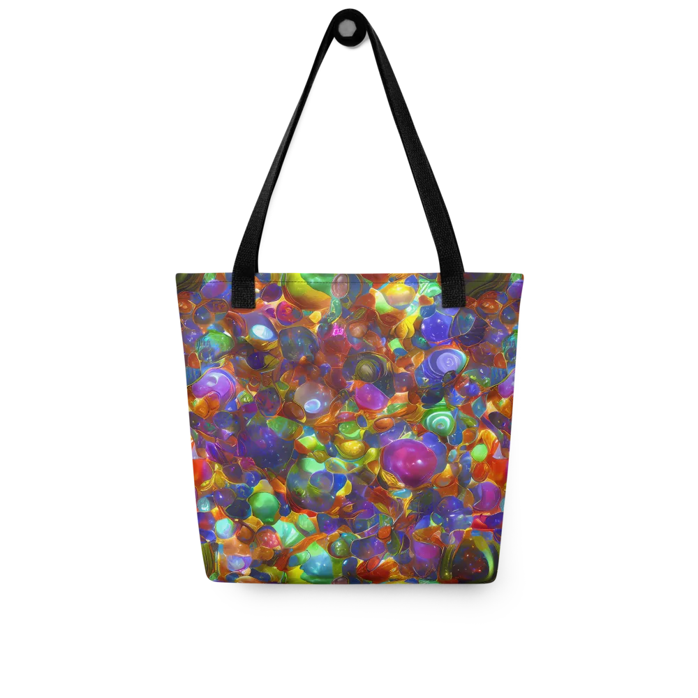 Prismatic Pebble Riot on Tote Bag — Front