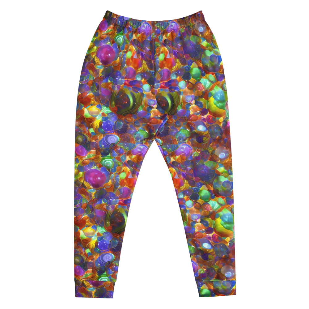 Prismatic Pebble Riot on Men's Joggers — Front