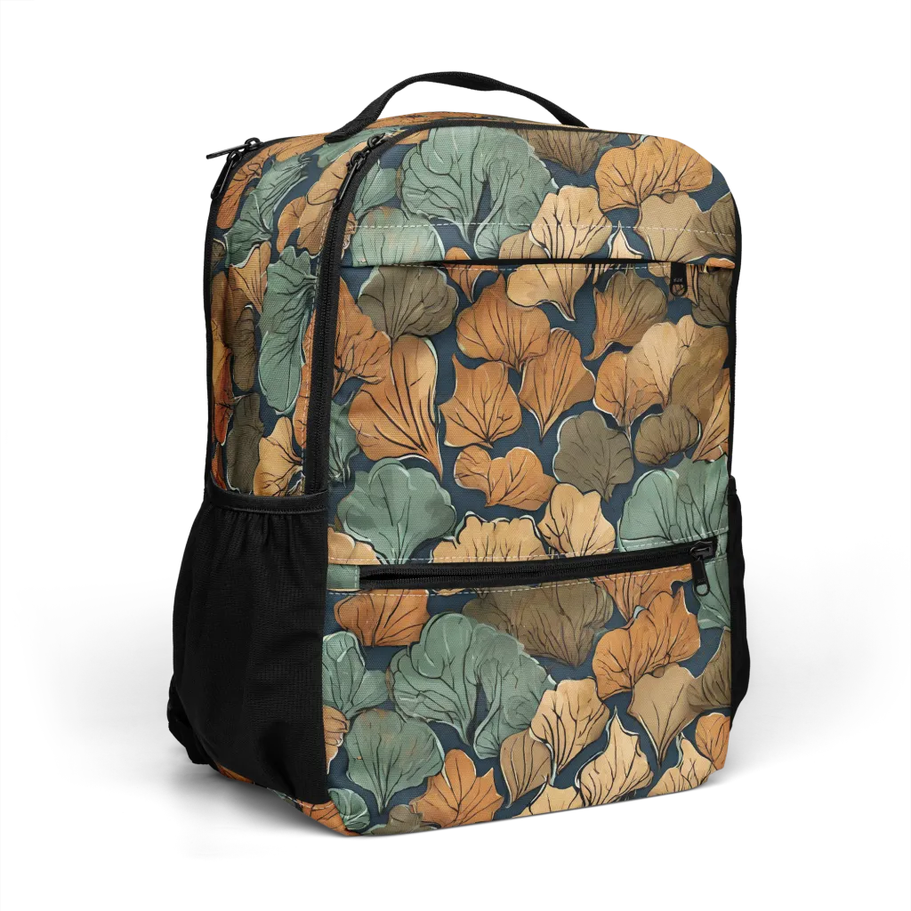 Midnight Foliage on Utility Backpack — Right Front