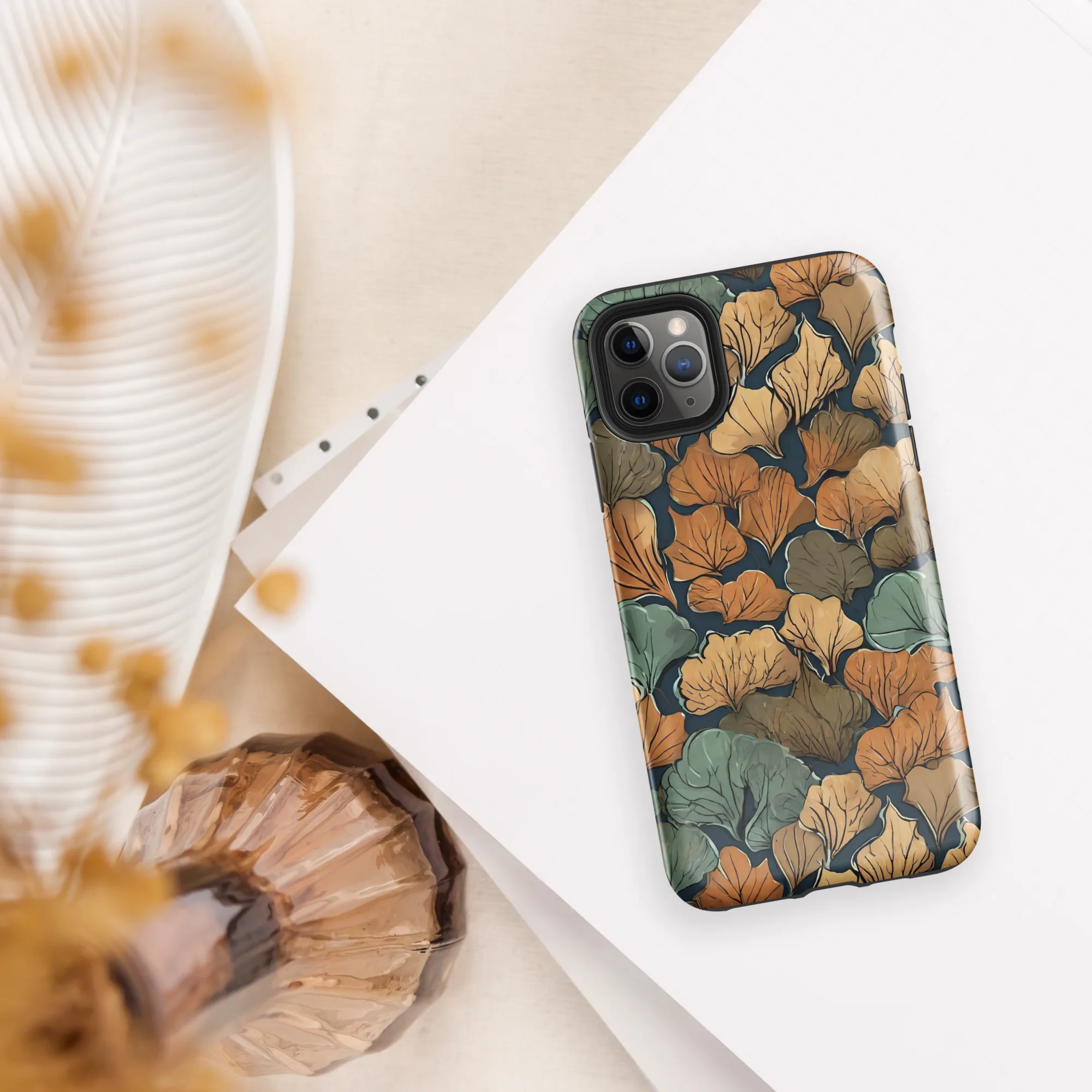 Midnight Foliage on Tough Case for iPhone® — Front