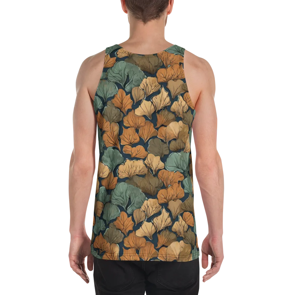 Midnight Foliage on Men's Tank Top — Back
