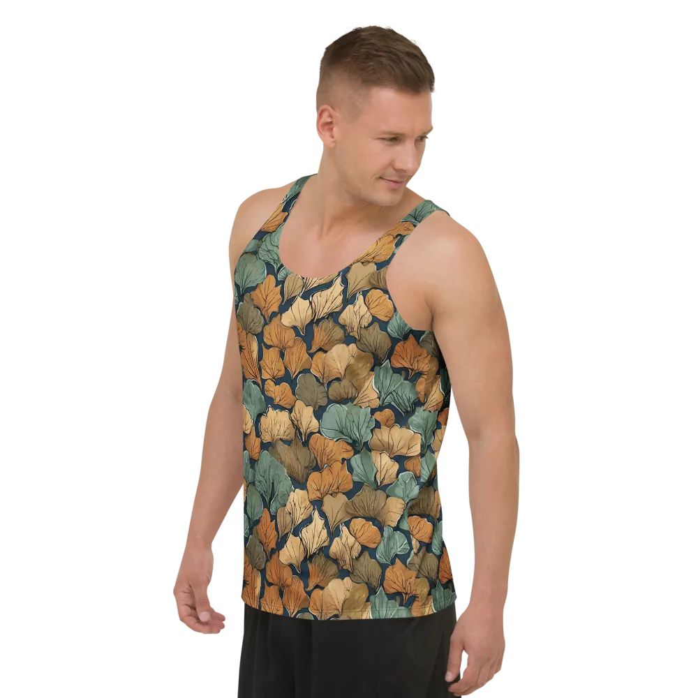 Midnight Foliage on Men's Tank Top — Left Front