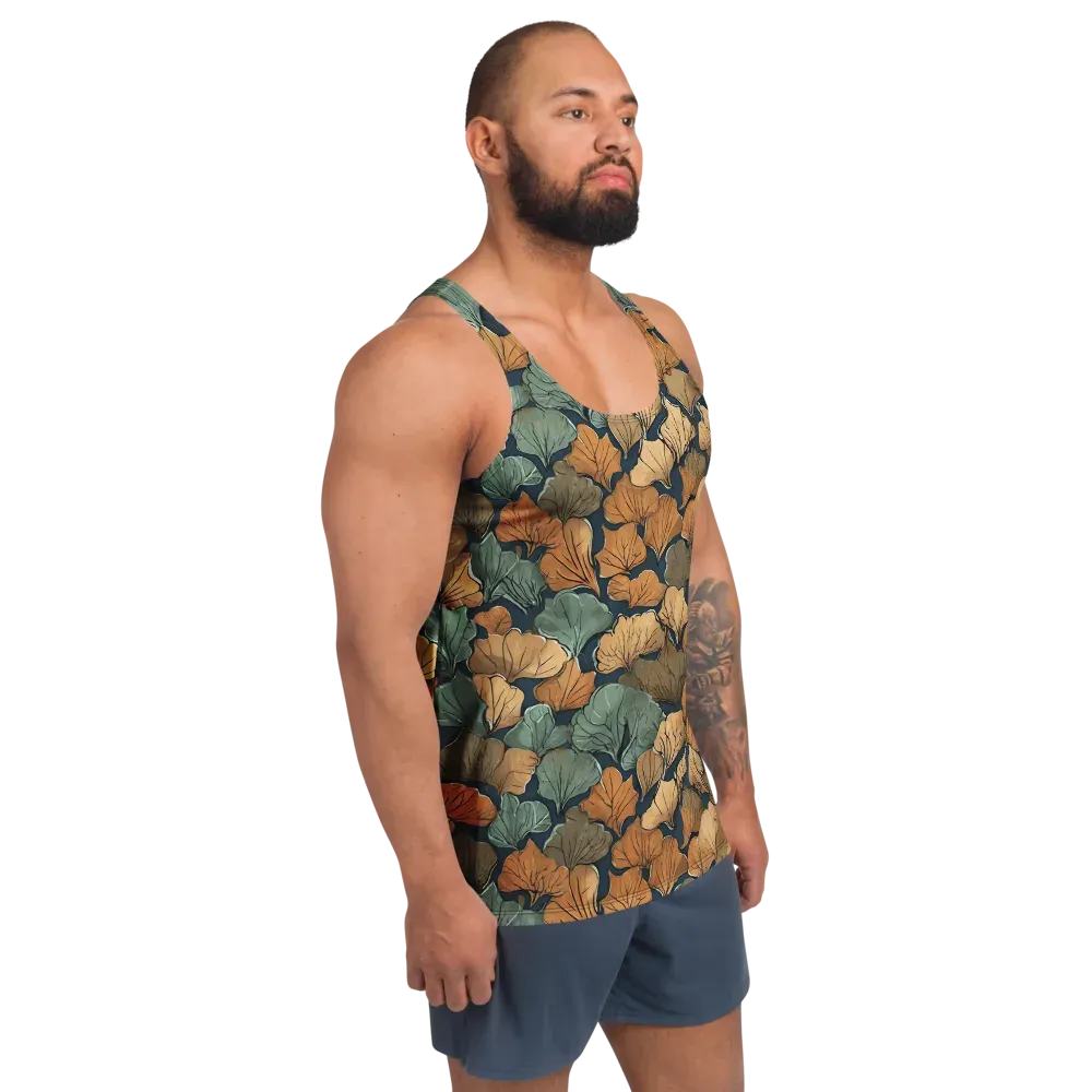 Midnight Foliage on Men's Tank Top — Right Front
