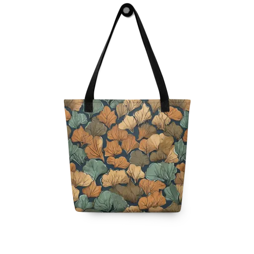 Midnight Foliage on a Tote Bag