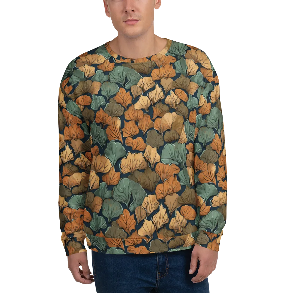 Midnight Foliage on Sweatshirt — Front