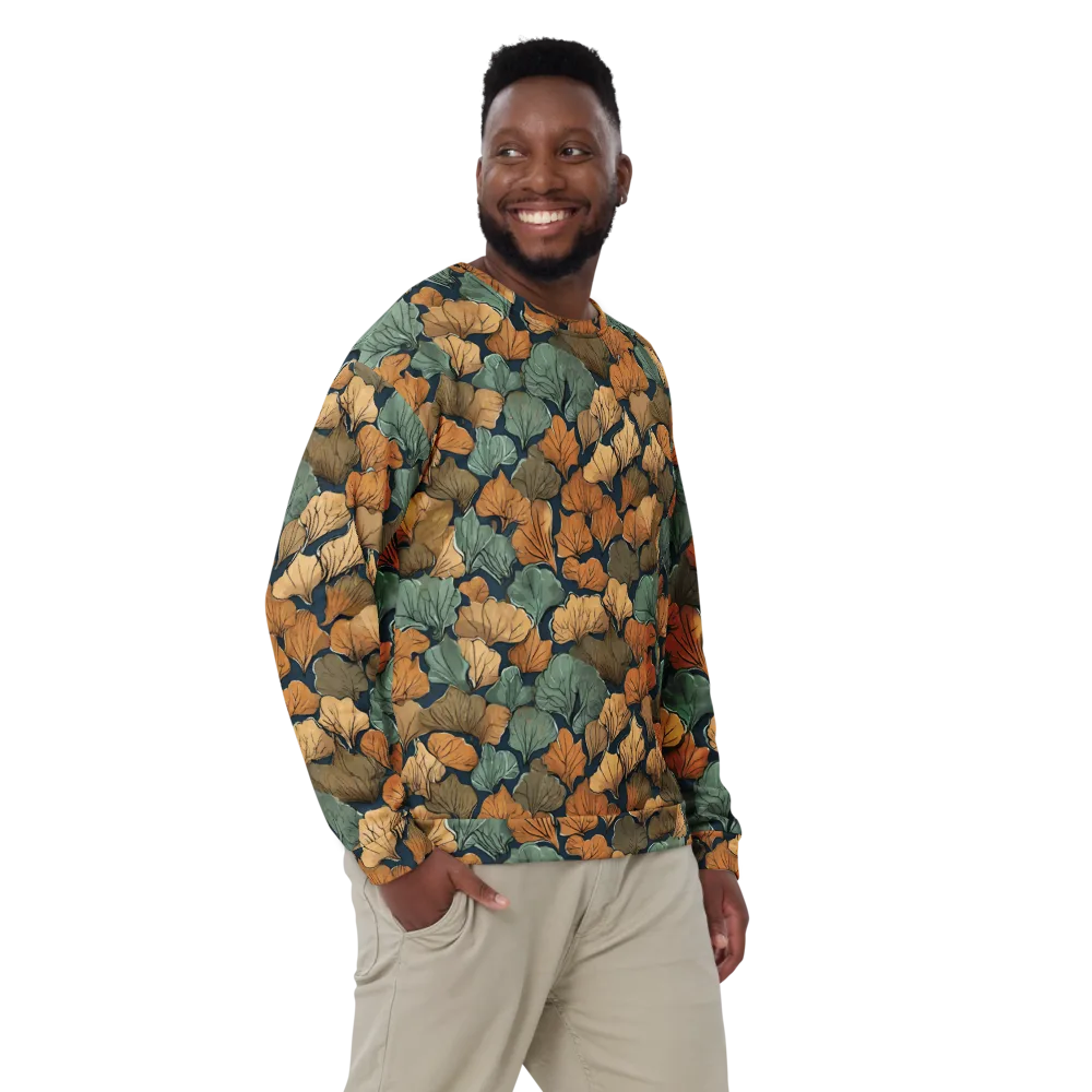 Midnight Foliage on Sweatshirt — Front