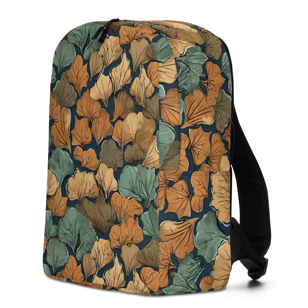 Midnight Foliage on Minimalist Backpack — Left