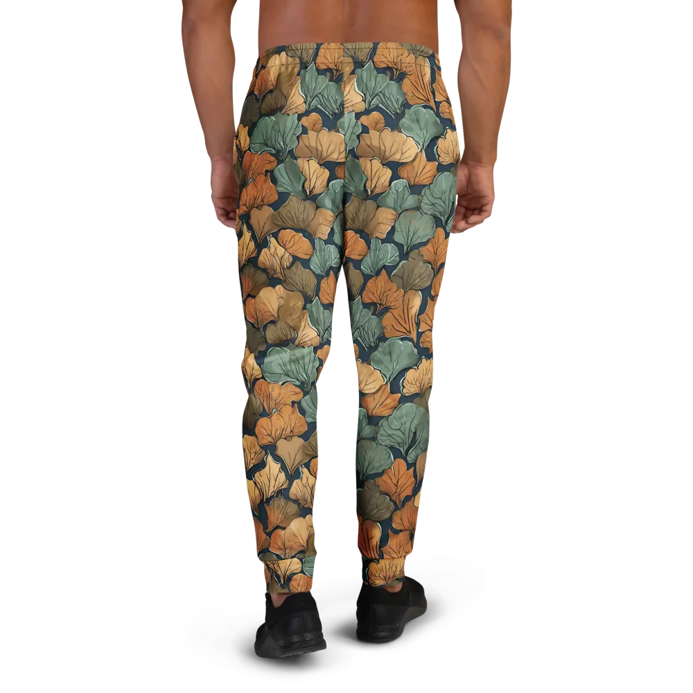 Midnight Foliage on Men's Joggers — Back