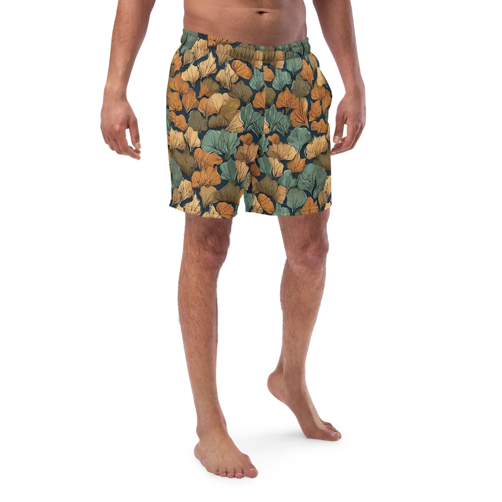 Midnight Foliage on Swim Trunks — Front