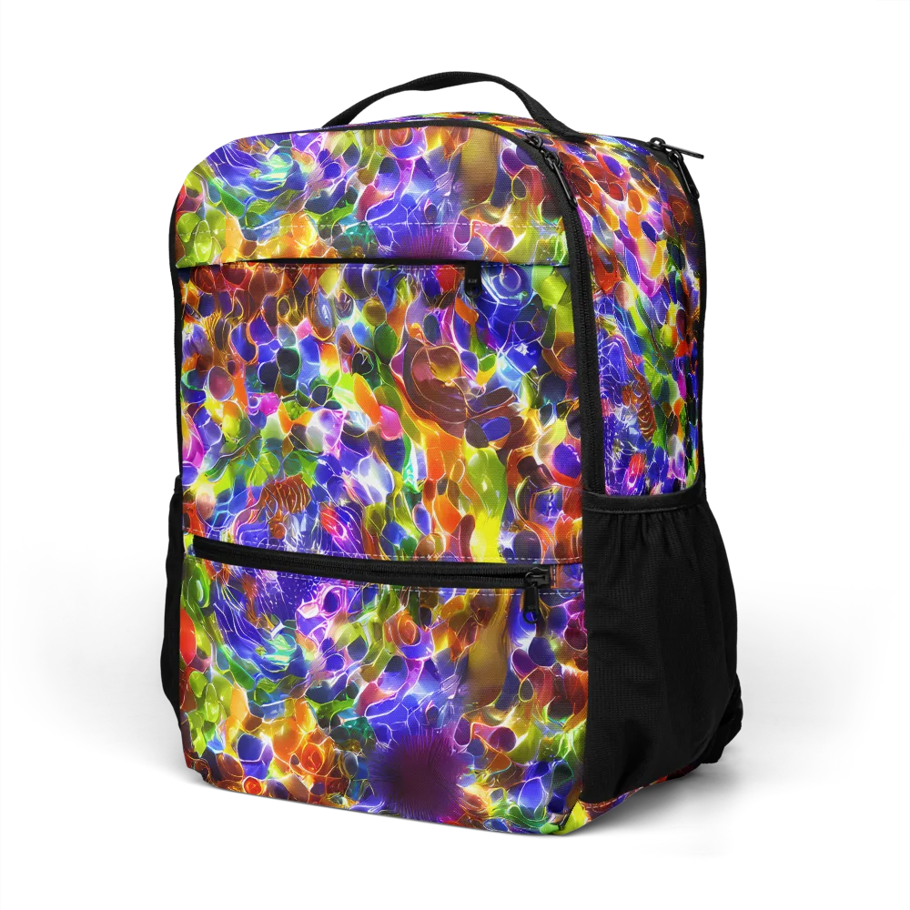 Neon Botanica on Utility Backpack — Left Front