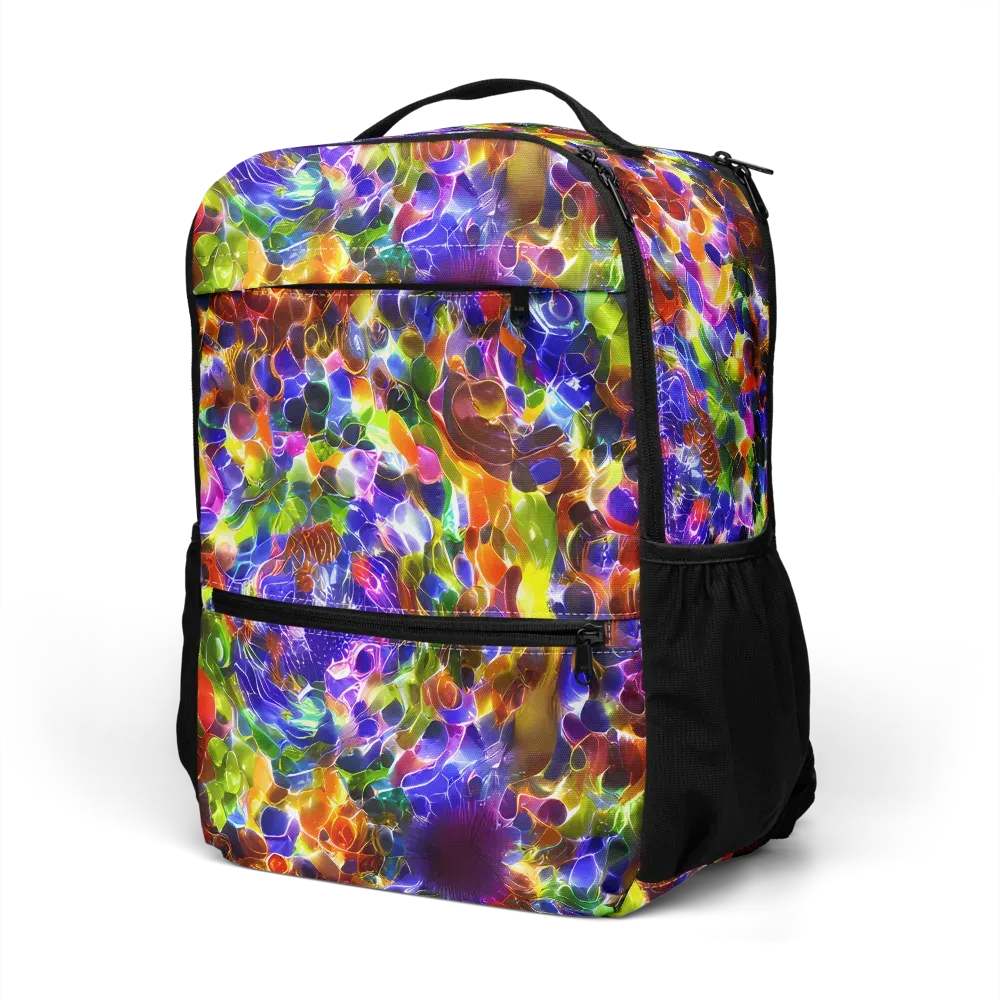 Neon Botanica on Utility Backpack — Left Front