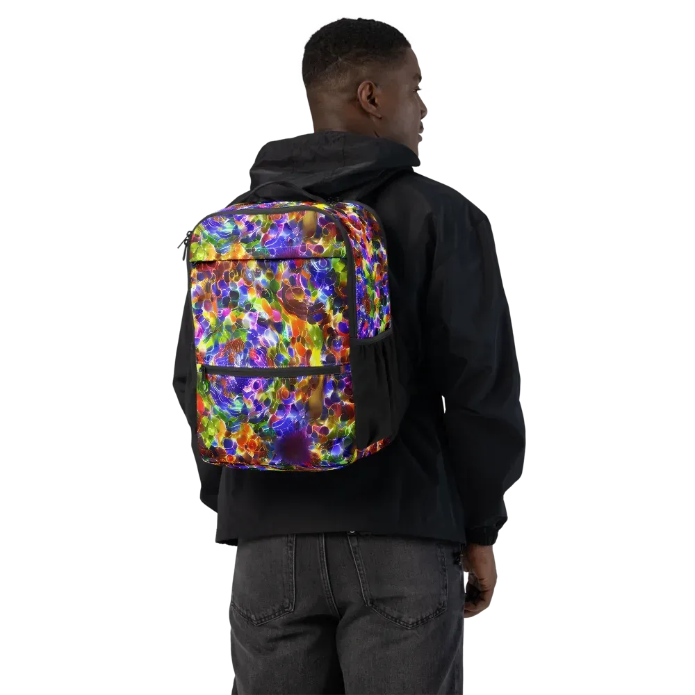 Neon Botanica on Utility Backpack — Back