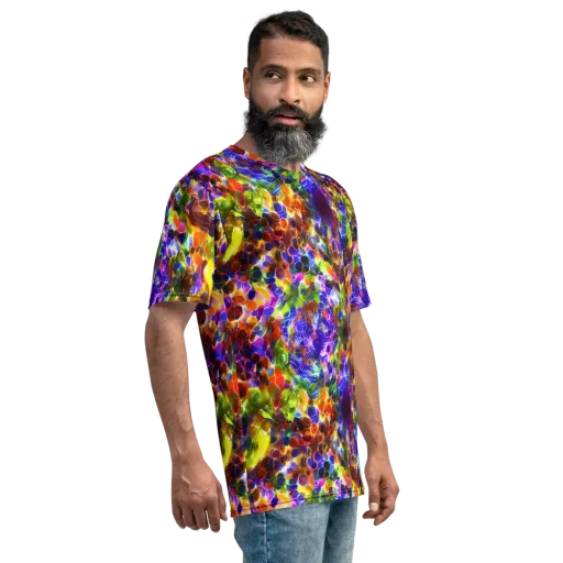 Neon Botanica on a Men's Crew Neck T-Shirt