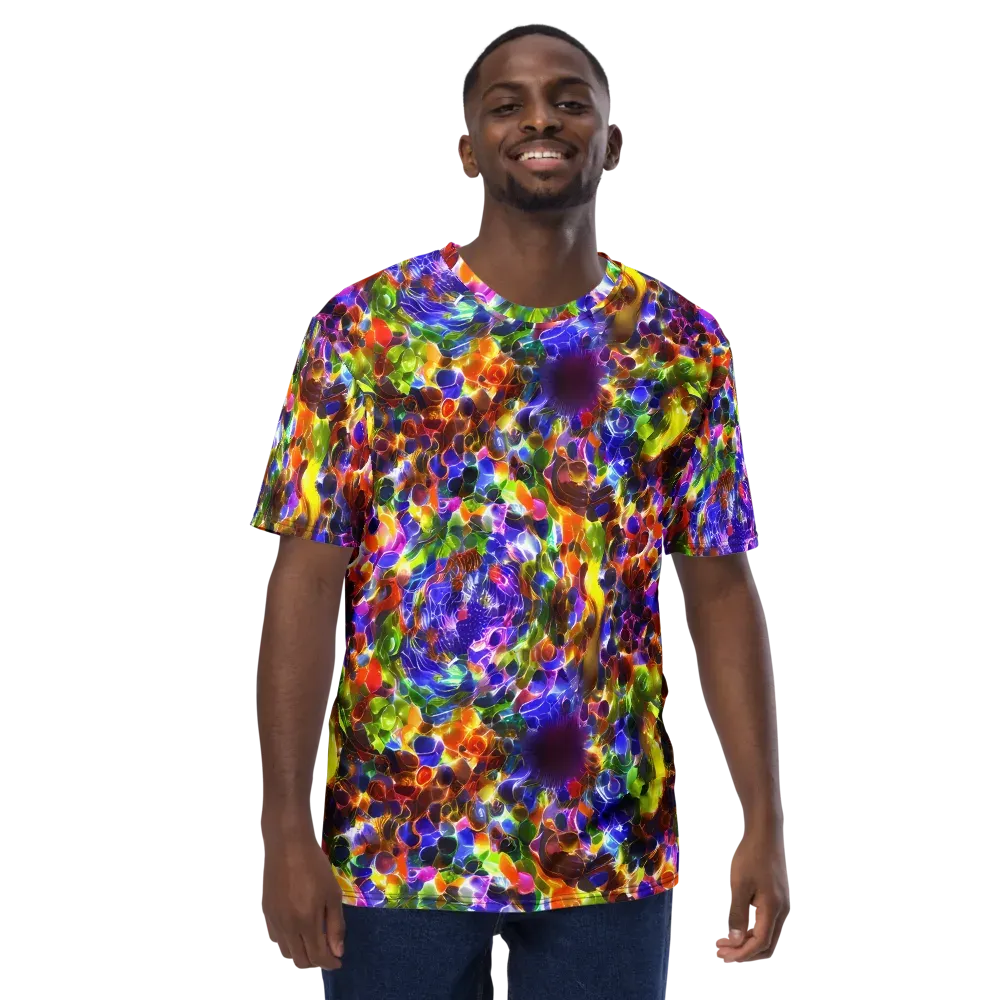 Neon Botanica on Men's Crew Neck T-Shirt — Front