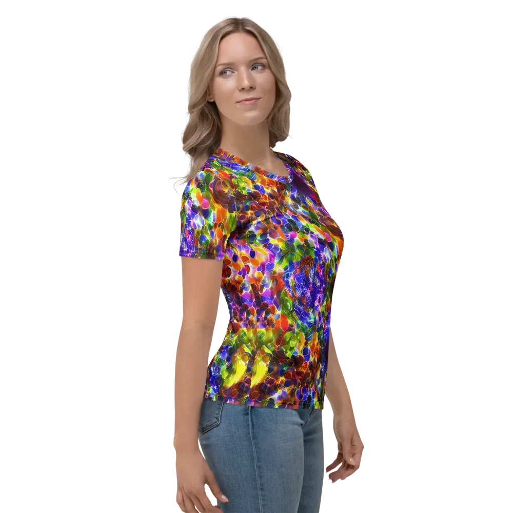 Neon Botanica on Women's Crew Neck T-Shirt — Right