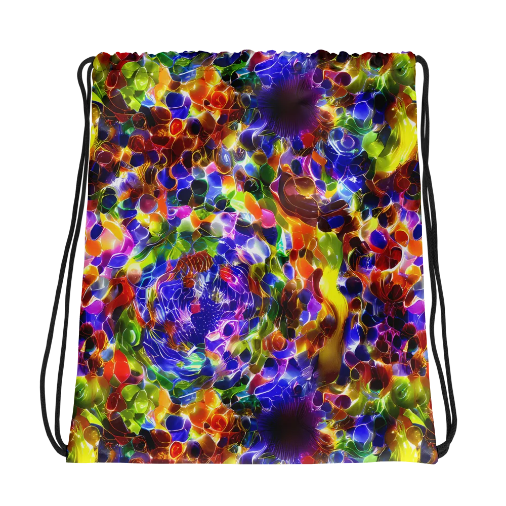 Neon Botanica on Drawstring Bag — Photo