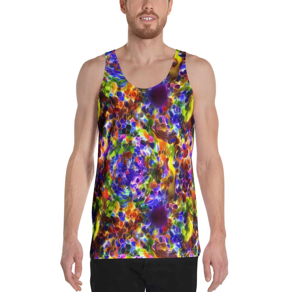 Neon Botanica on Men's Tank Top — Front
