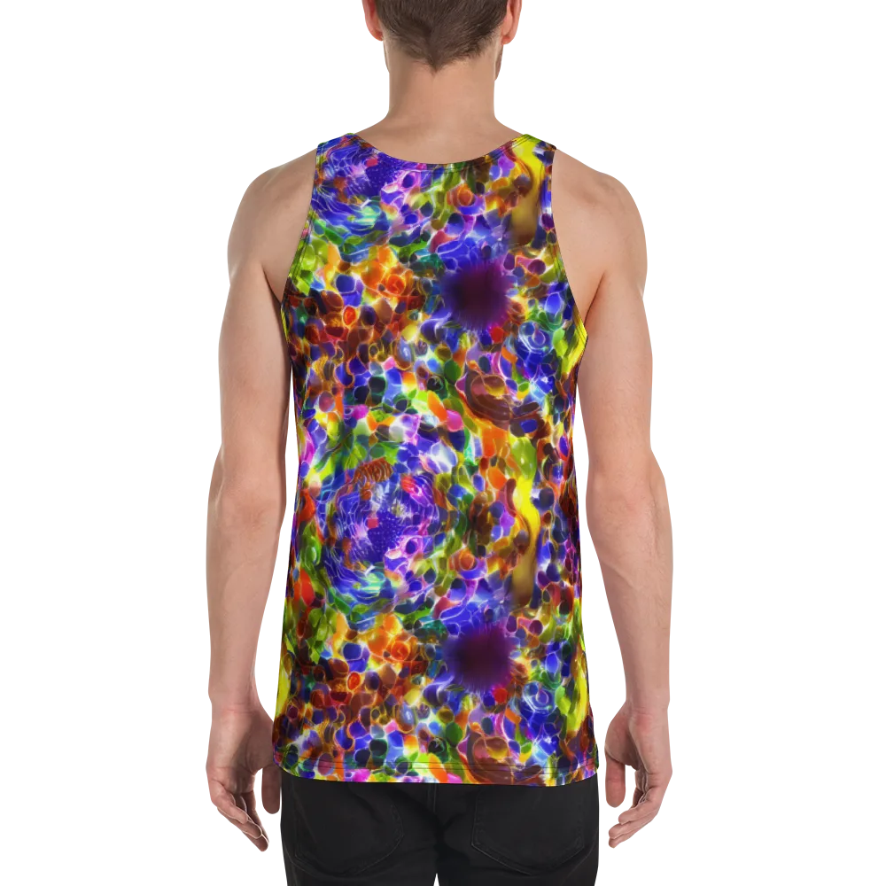 Neon Botanica on Men's Tank Top — Back