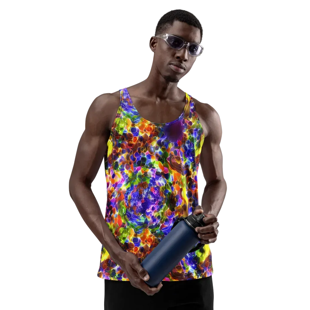 Neon Botanica on Men's Tank Top — Front