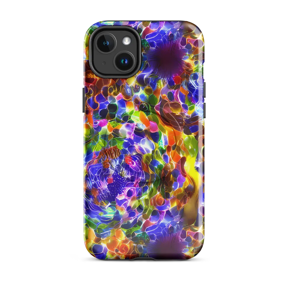Neon Botanica on MagSafe Tough Case for iPhone® — Front