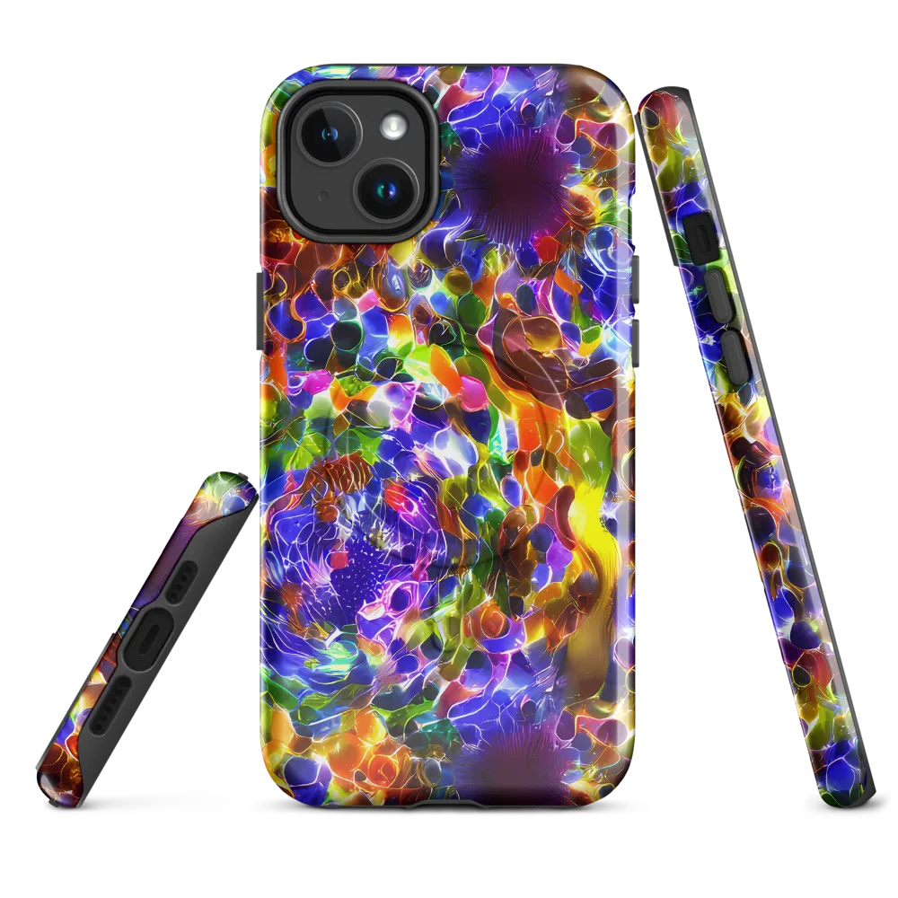 Neon Botanica on MagSafe Tough Case for iPhone® — Front