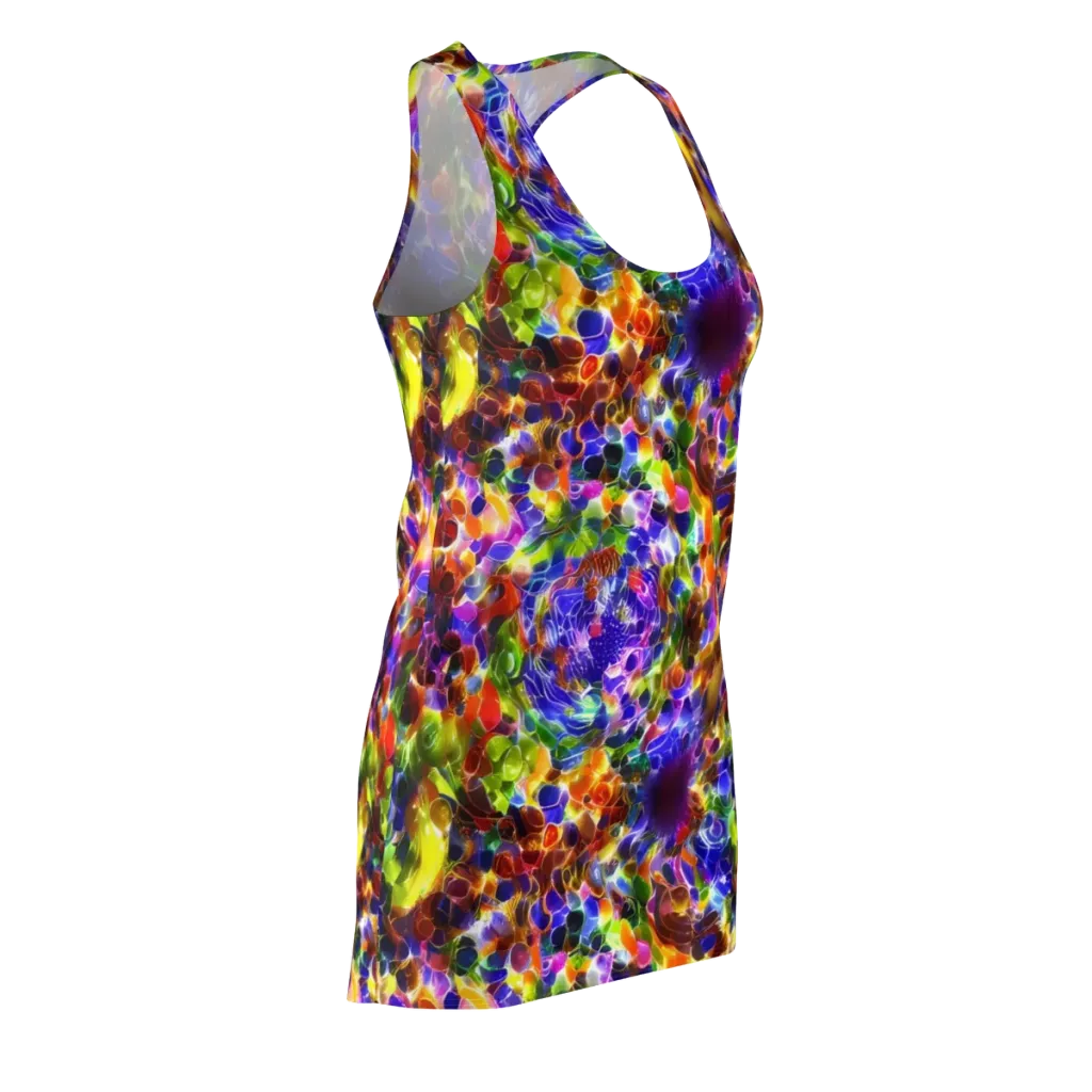 Neon Botanica on Racerback Dress — Front Side