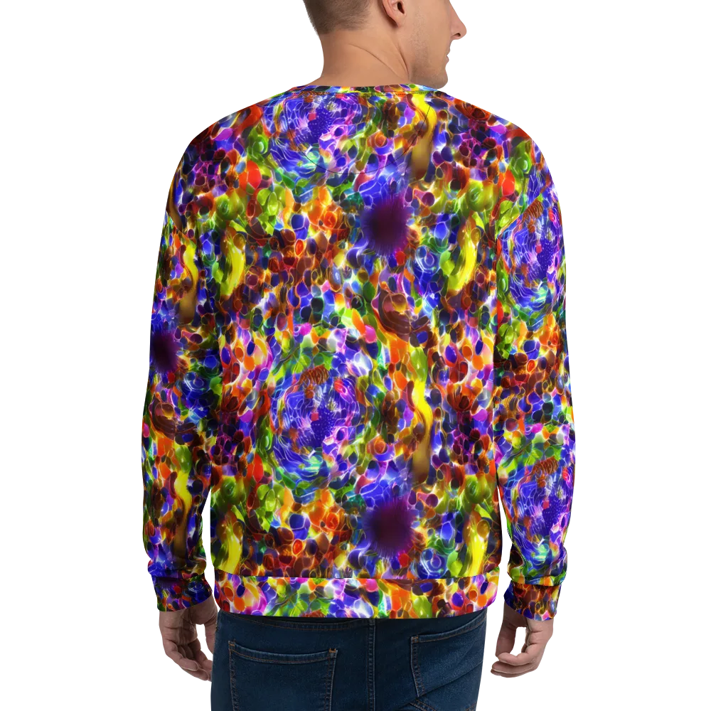 Neon Botanica on Sweatshirt — Back