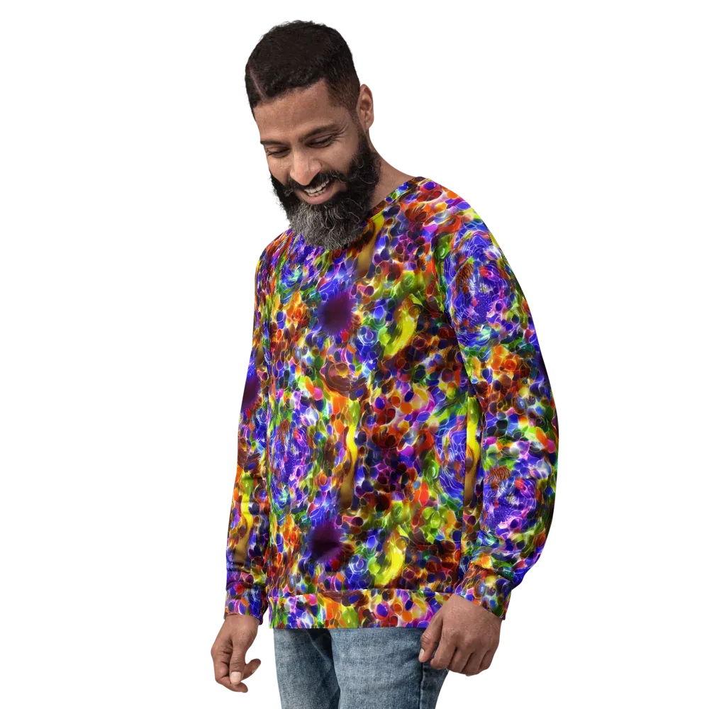 Neon Botanica on Sweatshirt — Left Front