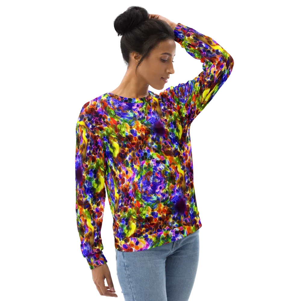 Neon Botanica on Sweatshirt — Right Front