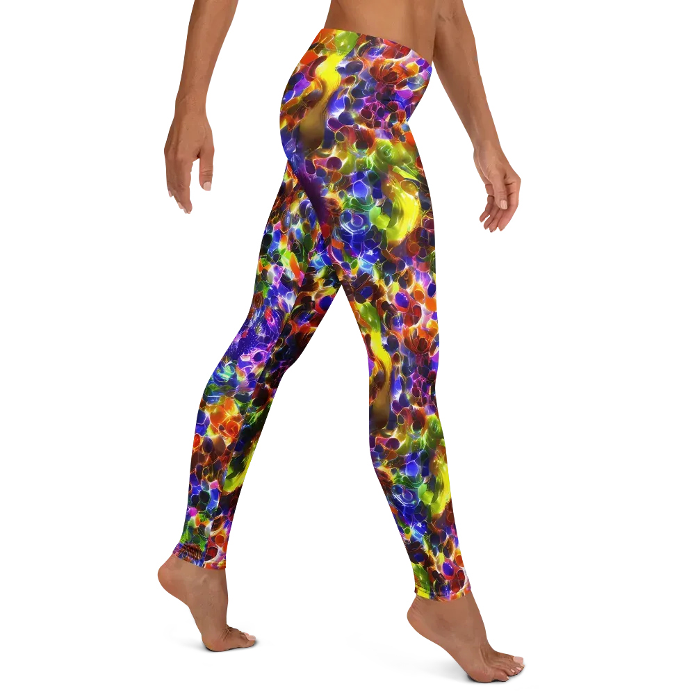 Neon Botanica on Leggings — Right