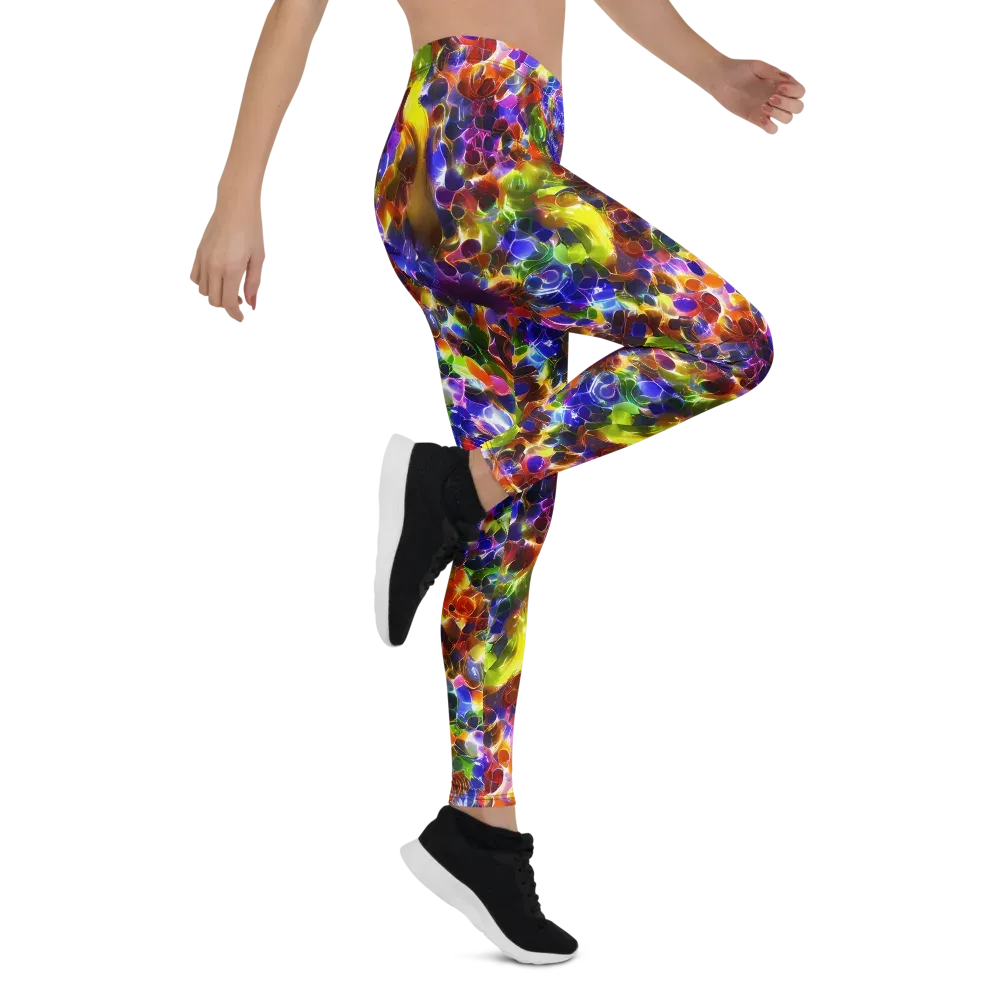 Neon Botanica on Leggings — Right