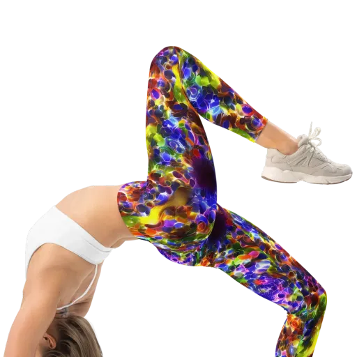 Neon Botanica on a Leggings