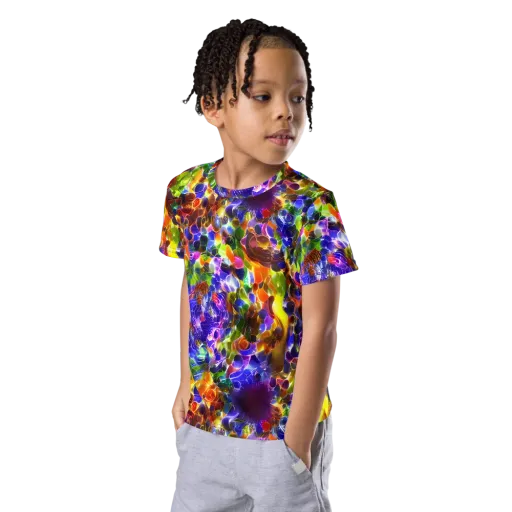 Neon Botanica on a Kids Crew Neck T-Shirt