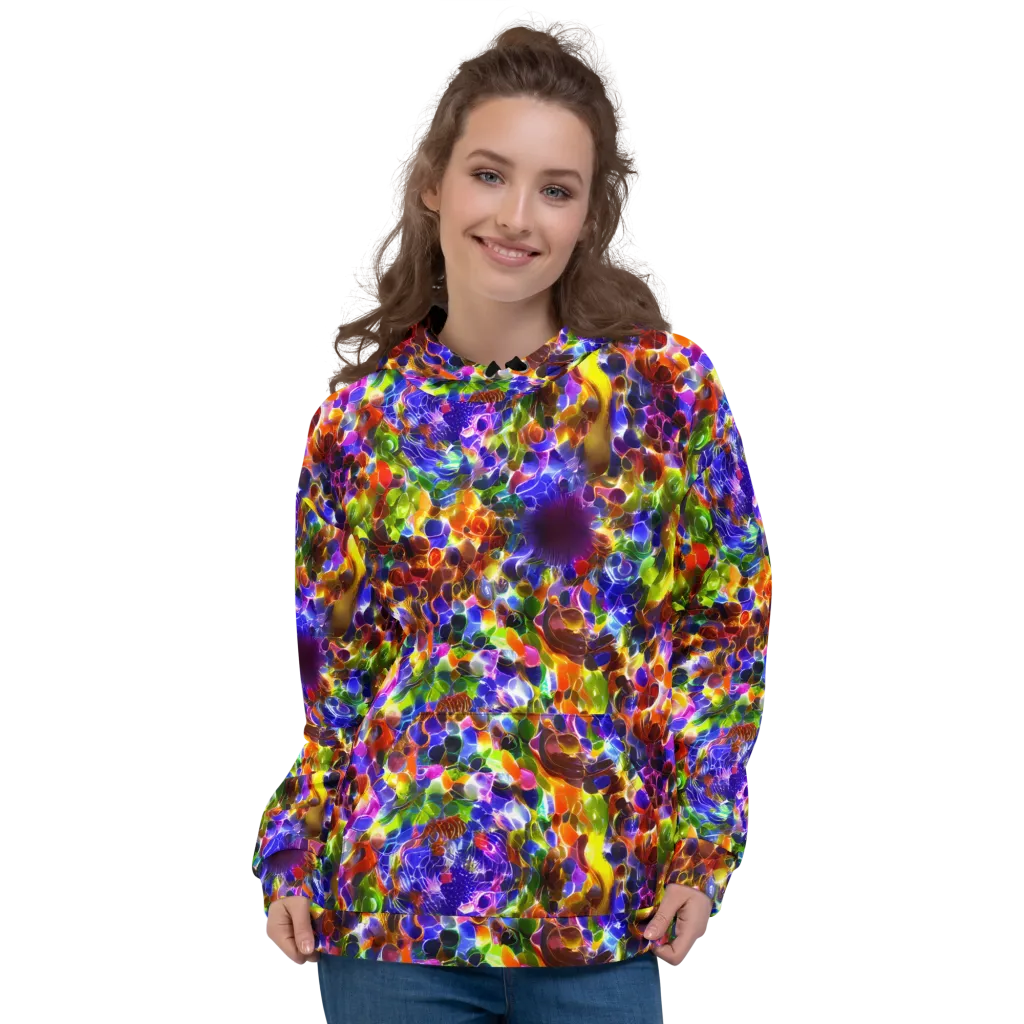 Neon Botanica on Hoodie — Front
