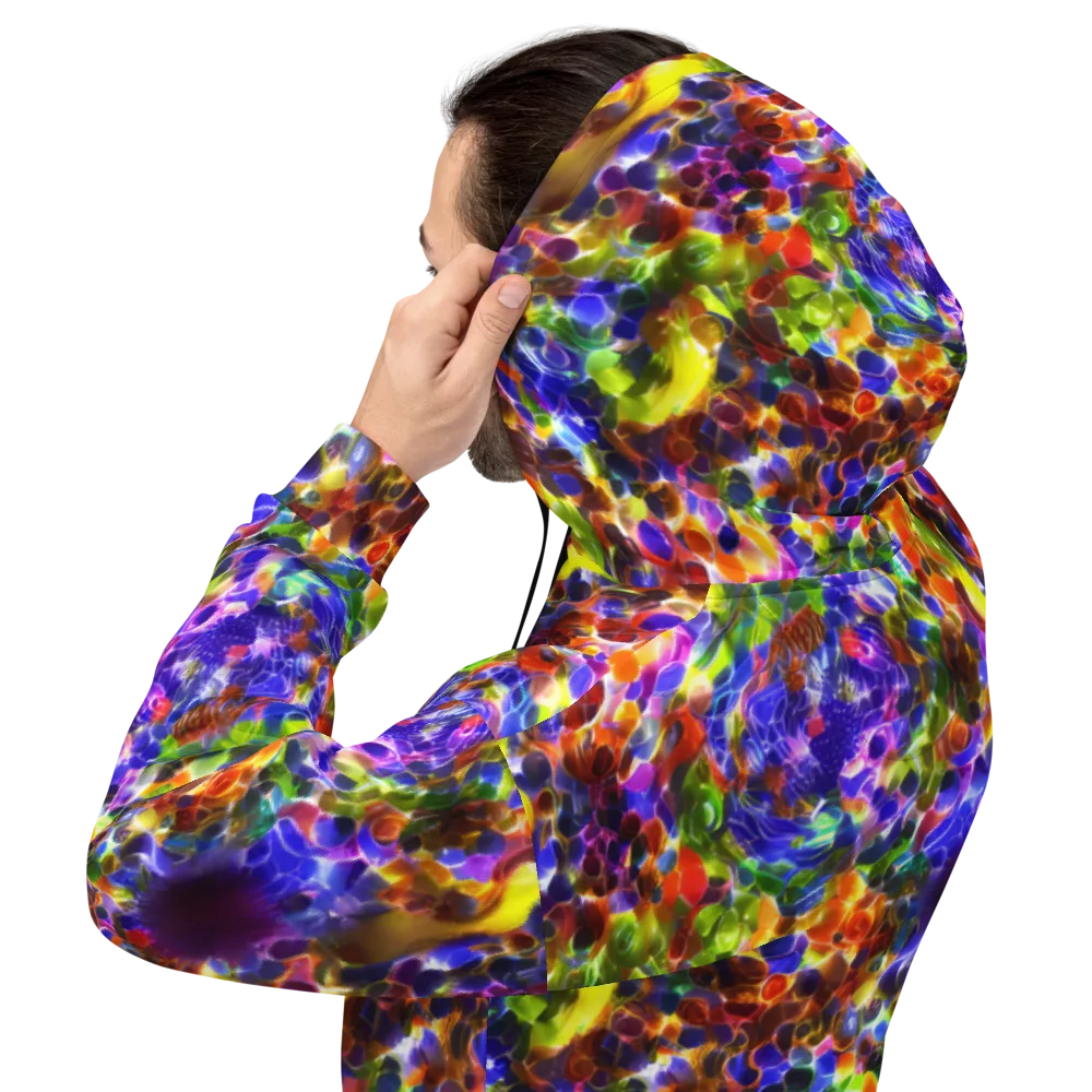 Neon Botanica on Hoodie — Back