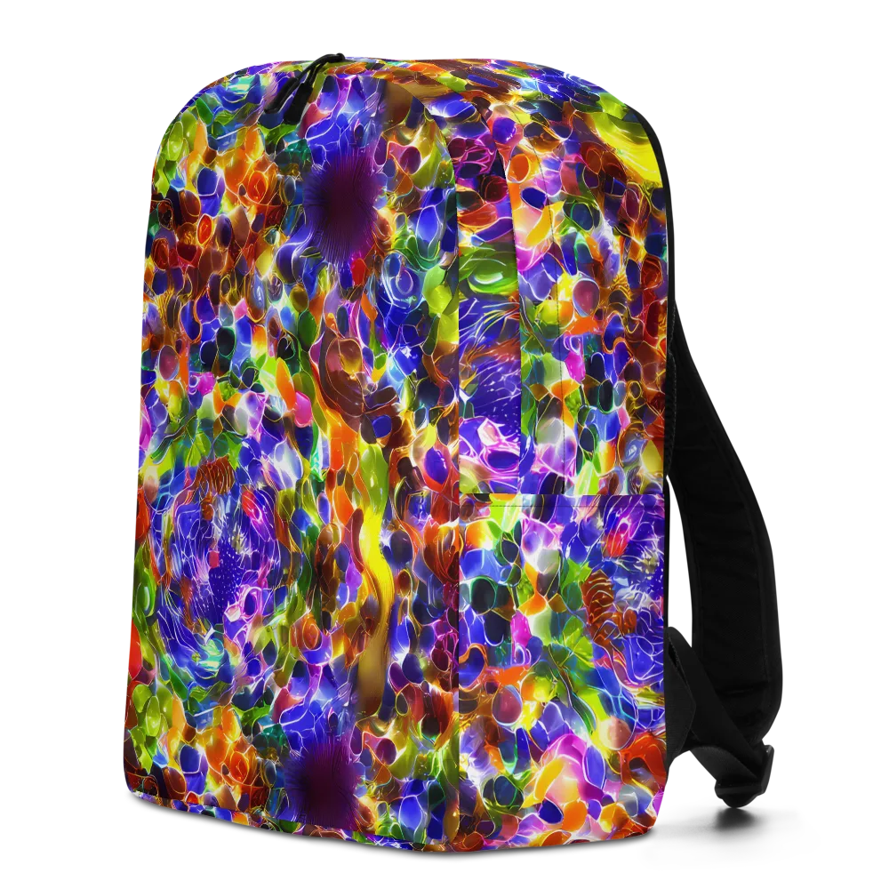Neon Botanica on Minimalist Backpack — Left