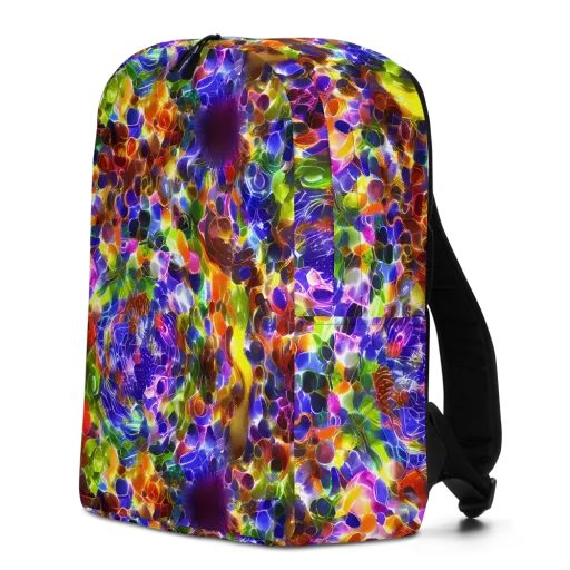 Neon Botanica on a Minimalist Backpack
