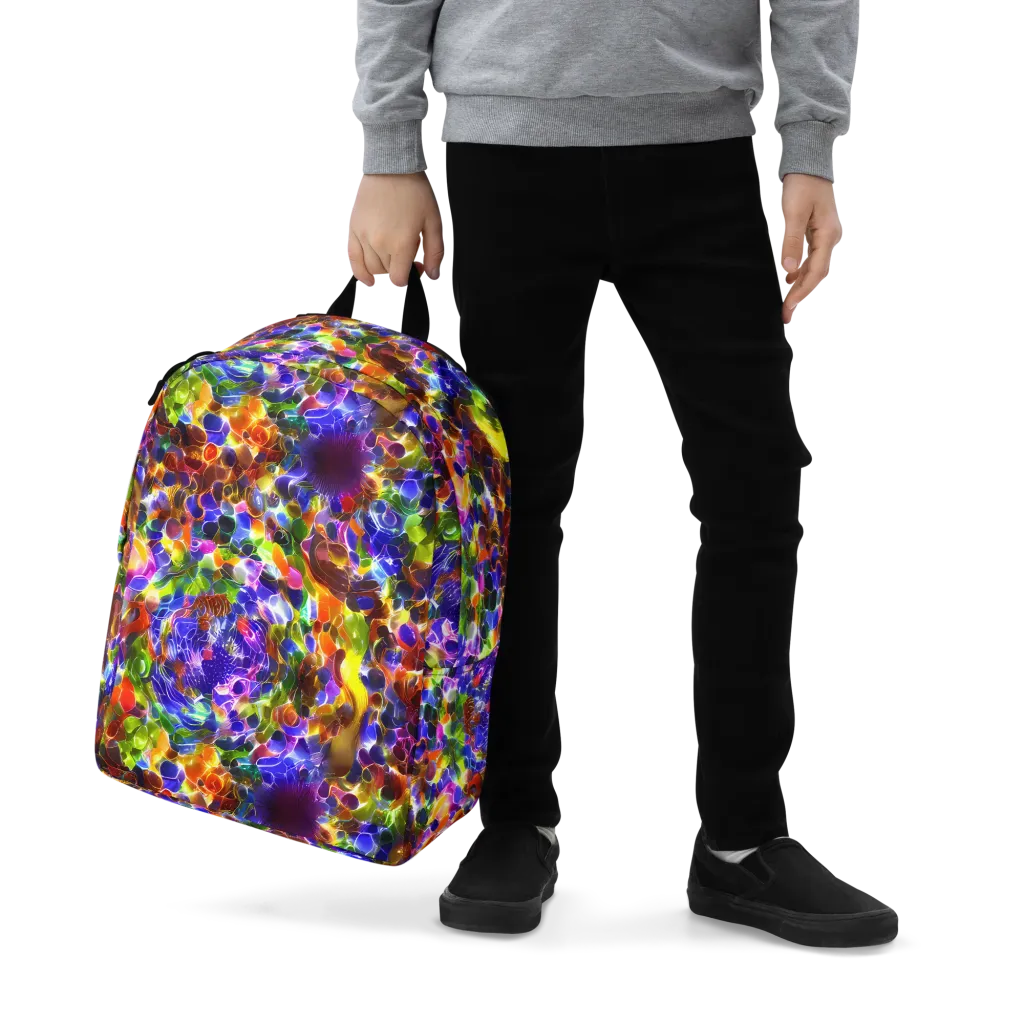 Neon Botanica on Minimalist Backpack — Zoomed-in