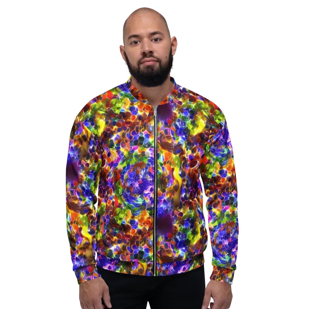 Neon Botanica on Bomber Jacket — Front