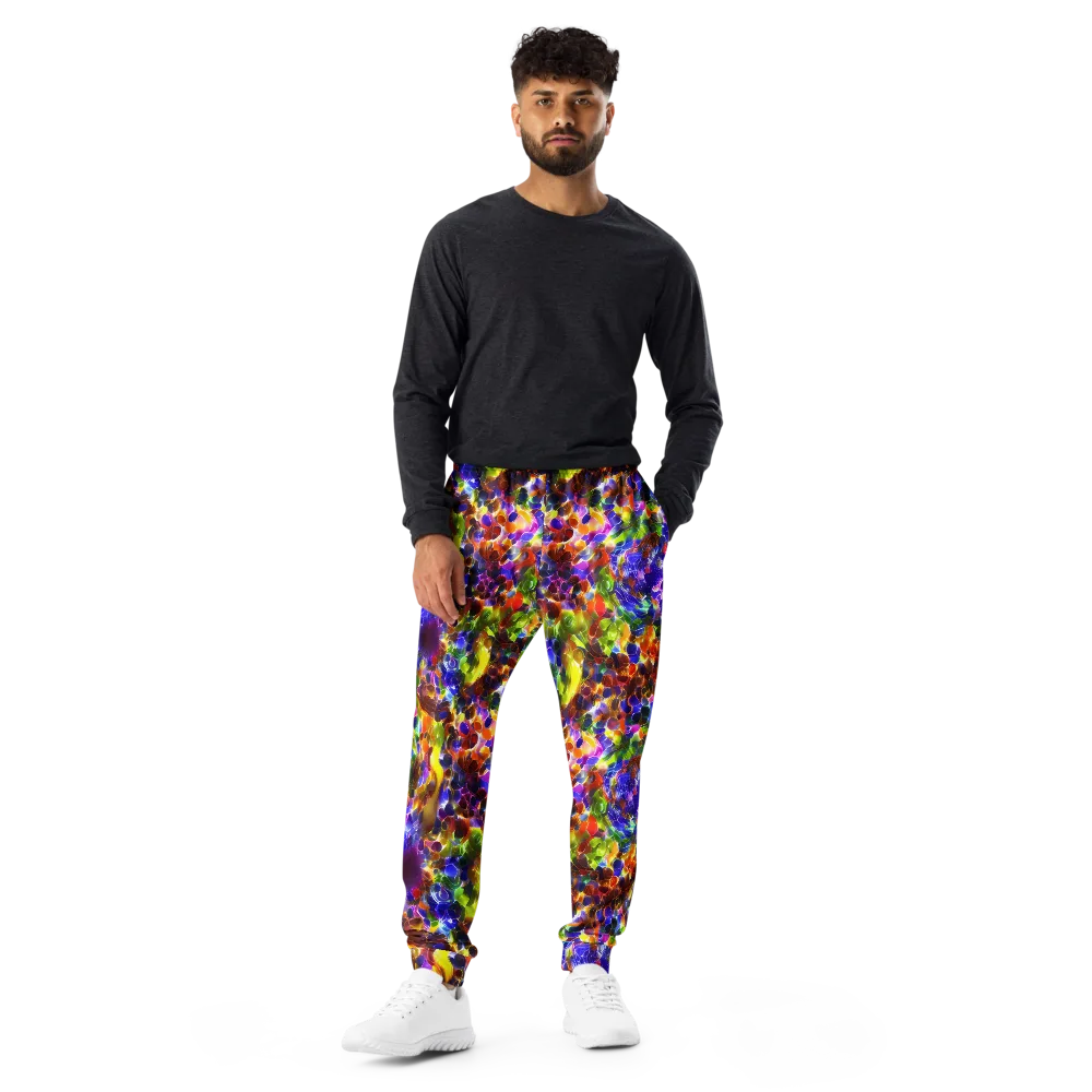 Neon Botanica on Men's Joggers — Front