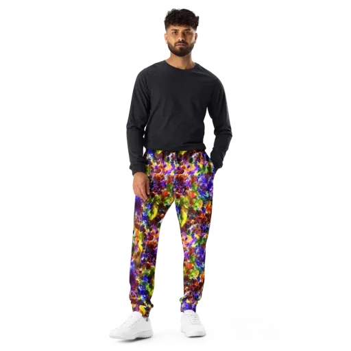 Neon Botanica on a Men's Joggers