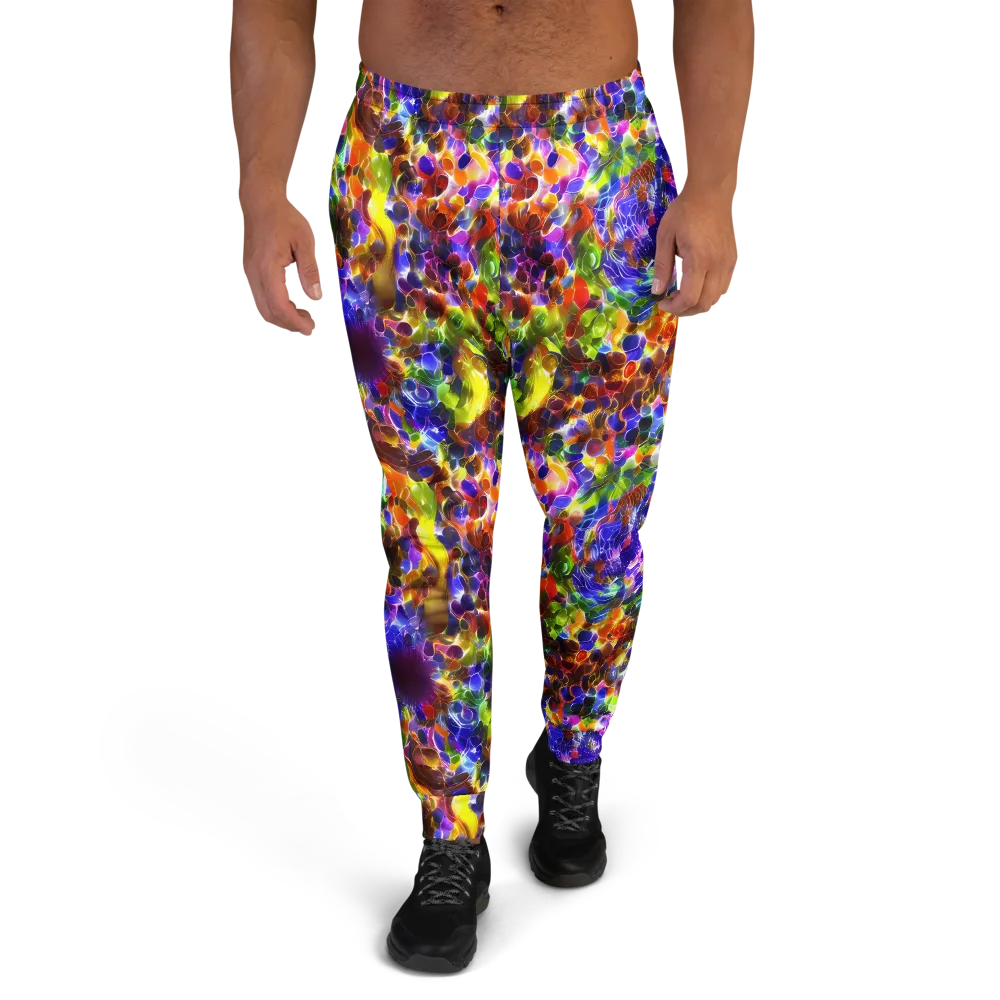 Neon Botanica on Men's Joggers — Front
