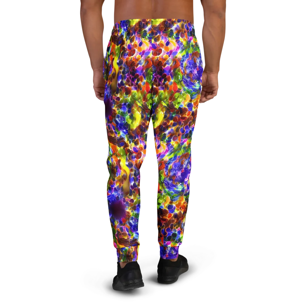 Neon Botanica on Men's Joggers — Back