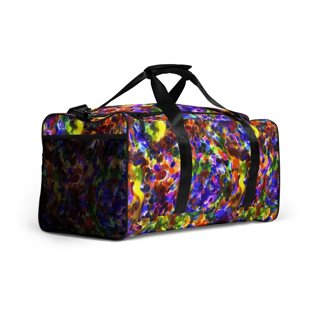 Neon Botanica on Duffle Bag — Right Front