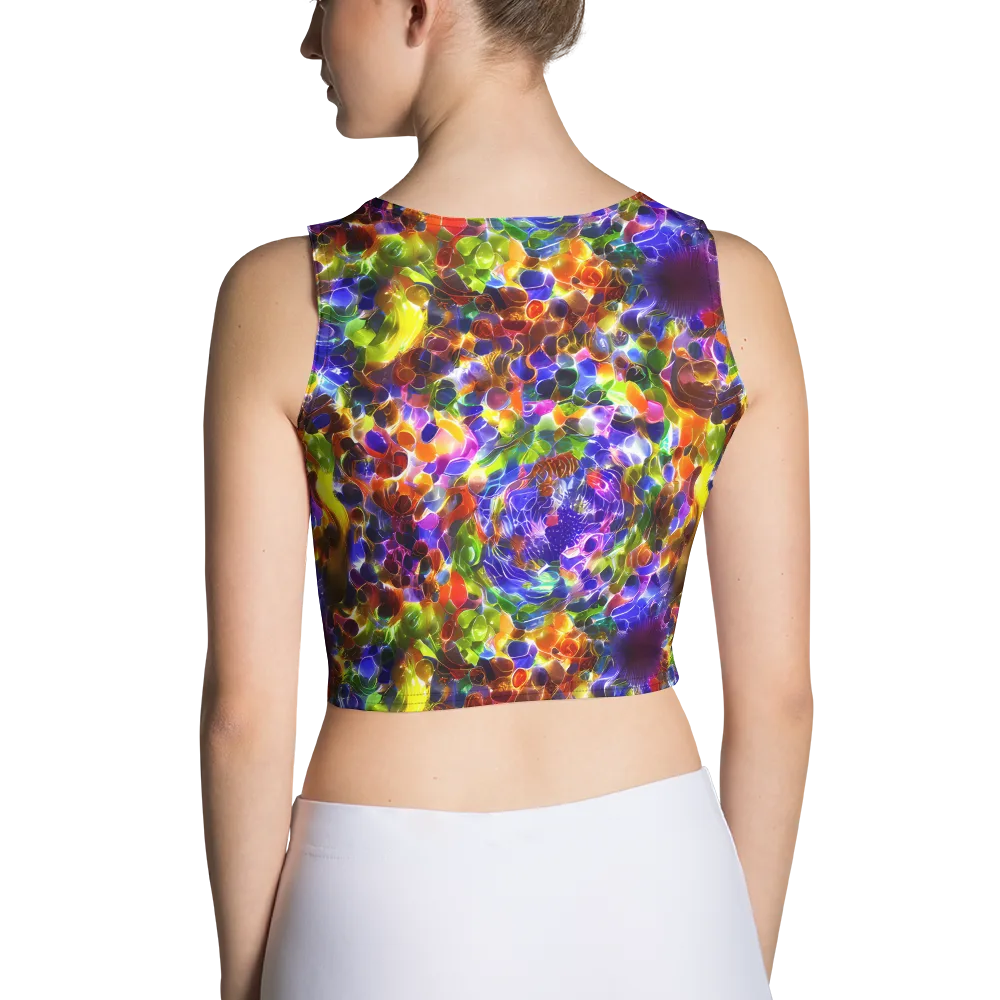 Neon Botanica on Crop Top — Back