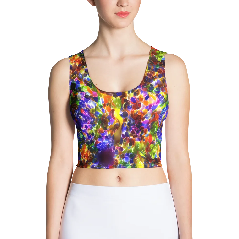 Neon Botanica on Crop Top — Front