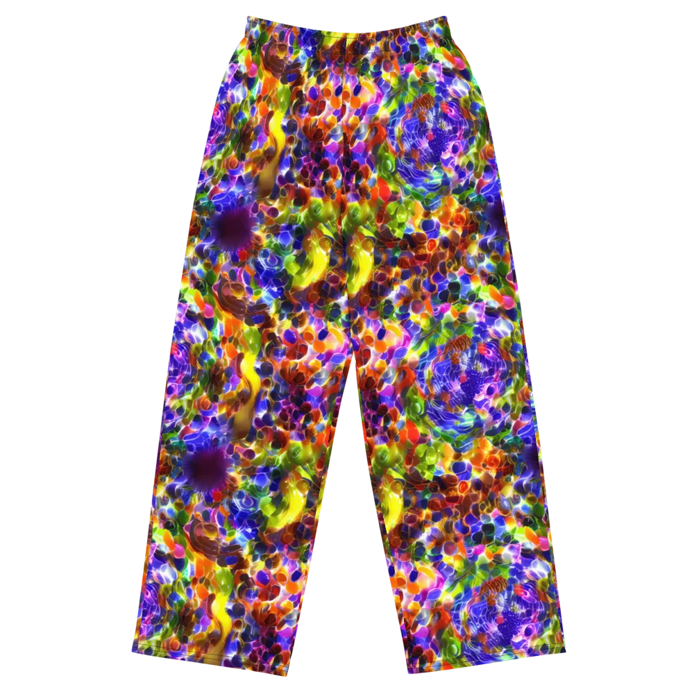 Neon Botanica on Wide-Leg Pants — Front