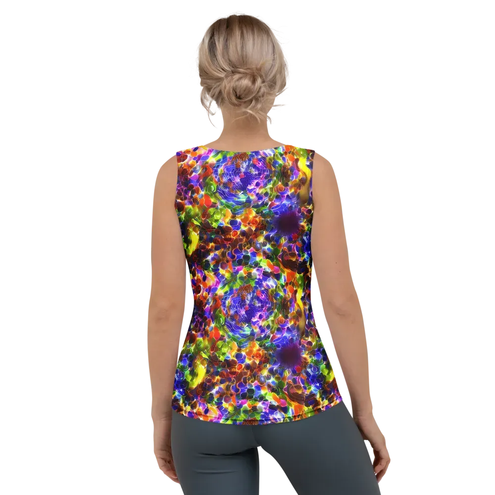 Neon Botanica on Women's Tank Top — Back