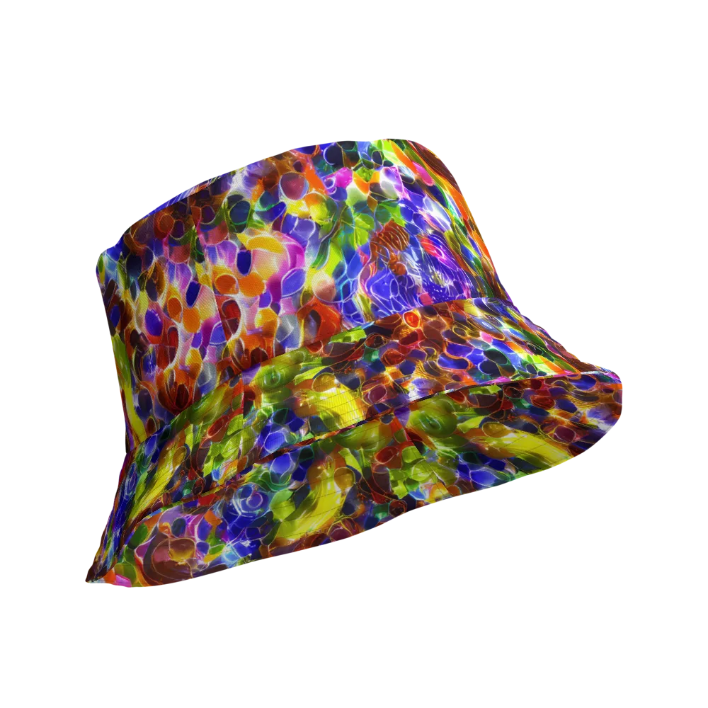 Neon Botanica on Reversible Bucket Hat — Product details Outside