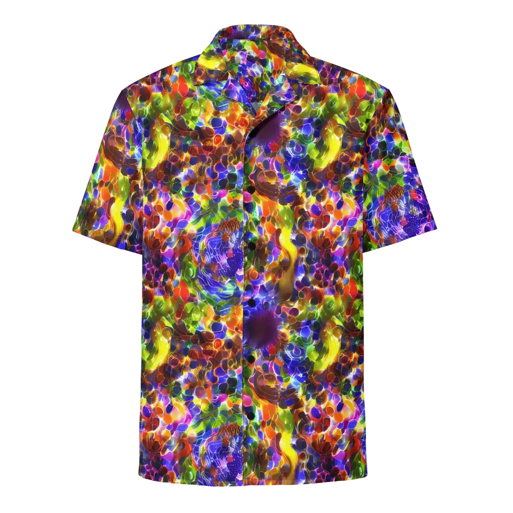 Neon Botanica on Button Shirt — Front